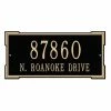 Whitehall Products Rectangular Roanoke Standard Wall 2-Line Address Plaque - Black/Gold 2 Whitehall Products Rectangular Roanoke Standard Wall 2-Line Address Plaque - Black/Gold -Whitehall Products Store whitehall products address plaques 1022bg 64 1000