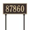 Whitehall Products Rectangular Hartford Standard Lawn 1-Line Address Plaque - Bronze/Gold 2 Whitehall Products Rectangular Hartford Standard Lawn 1-Line Address Plaque - Bronze/Gold -Whitehall Products Store whitehall products address plaques 1324og 64 1000
