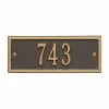 Whitehall Products Hartford Rectangular Bronze/Gold Petite Wall 1-Line Address Plaque 1 Whitehall Products Hartford Rectangular Bronze/Gold Petite Wall 1-Line Address Plaque -Whitehall Products Store whitehall products address plaques 1329og 64 1000
