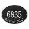Whitehall Products Hawthorne Estate Oval Black/Silver Wall 2-Line Address Plaque 2 Whitehall Products Hawthorne Estate Oval Black/Silver Wall 2-Line Address Plaque -Whitehall Products Store whitehall products address plaques 2927bs 64 1000
