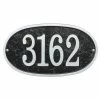 Whitehall Products Fast and Easy Oval House Number Plaque, Black/Silver 2 Whitehall Products Fast and Easy Oval House Number Plaque, Black/Silver -Whitehall Products Store whitehall products address plaques 31272 64 1000