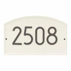 Whitehall Products Legacy Modern Personalized Arch Wall Plaque