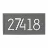 Whitehall Products Rectangle Modern Personalized Rectangle Wall Plaque 1 Whitehall Products Rectangle Modern Personalized Rectangle Wall Plaque -Whitehall Products Store whitehall products address plaques 3376ps 64 1000