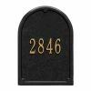 Whitehall Products Mailbox Door Panel in Black/Gold -Whitehall Products Store whitehall products mailbox accessories 1424bg 64 1000