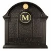 Whitehall Products Personalized Black Front Door Monogram 2 Whitehall Products Personalized Black Front Door Monogram -Whitehall Products Store whitehall products mailbox accessories 2515bg 64 1000