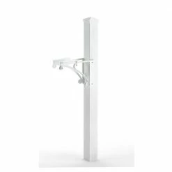 Whitehall Products Superior Post and Brackets with Cap in White